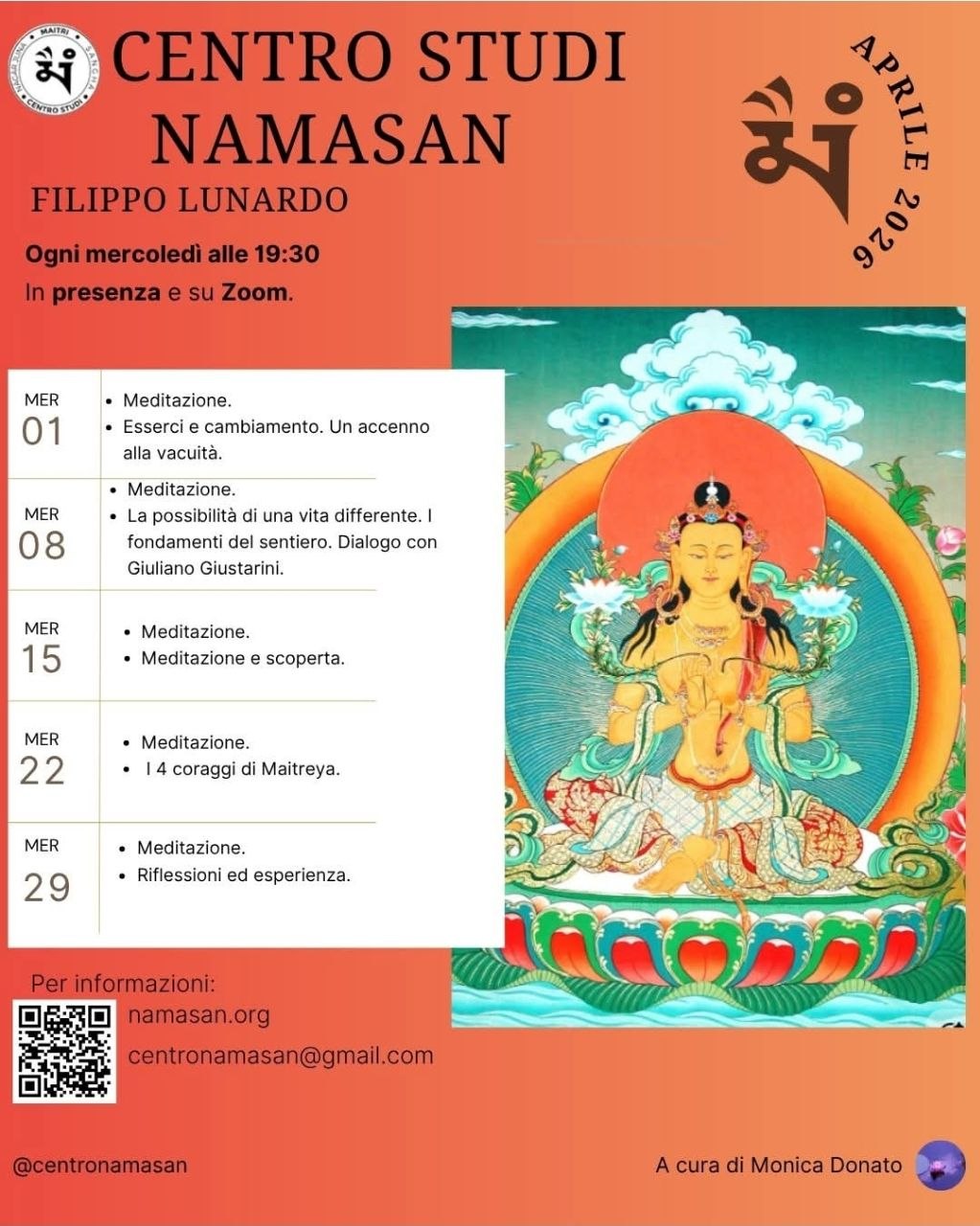 Programma del mese di Aprile