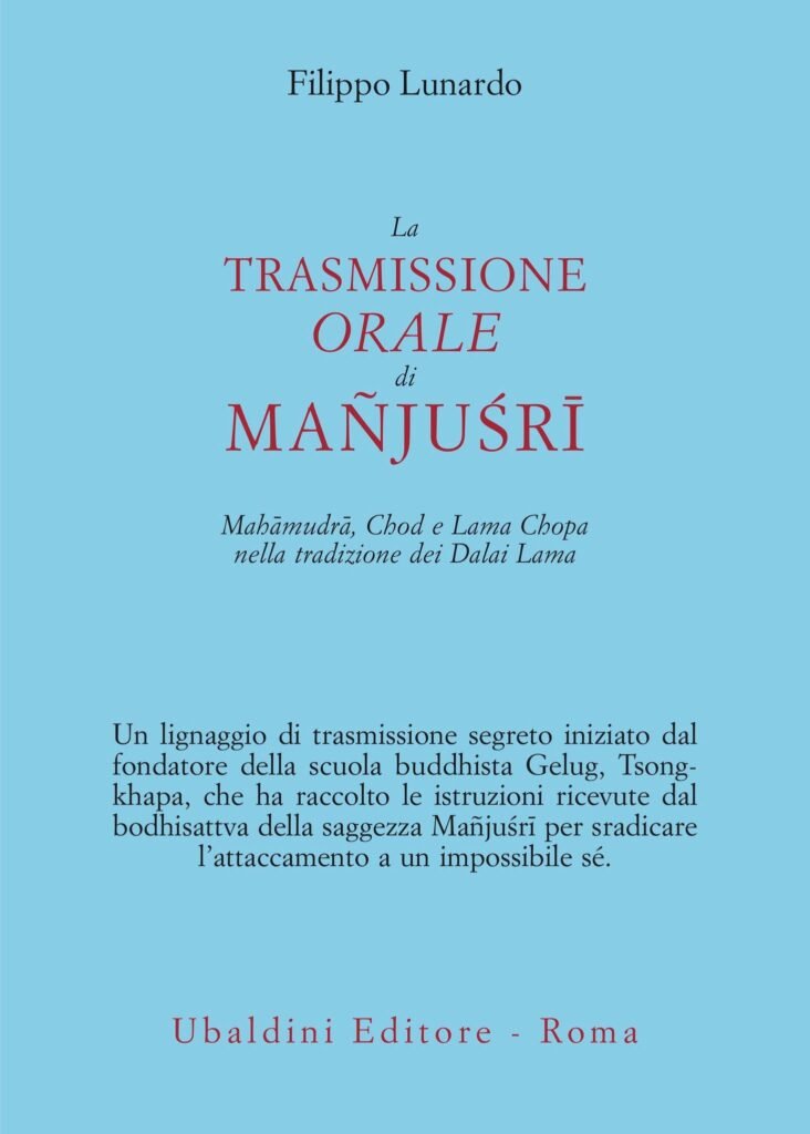 Presentazione del Libro: "La trasmissione orale di Mañjuśrī" di Filippo Lunardo 2 copertina manjusri